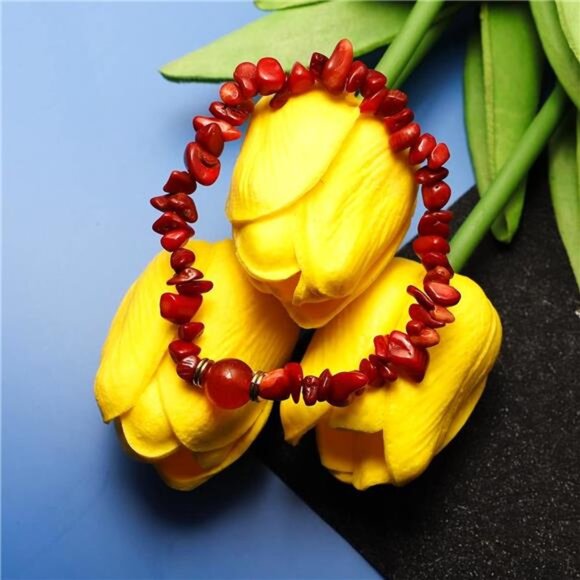 7Chakra Chip Stone Bracelets for Women Natural Crystal Healing Reiki - Picture 5 of 8